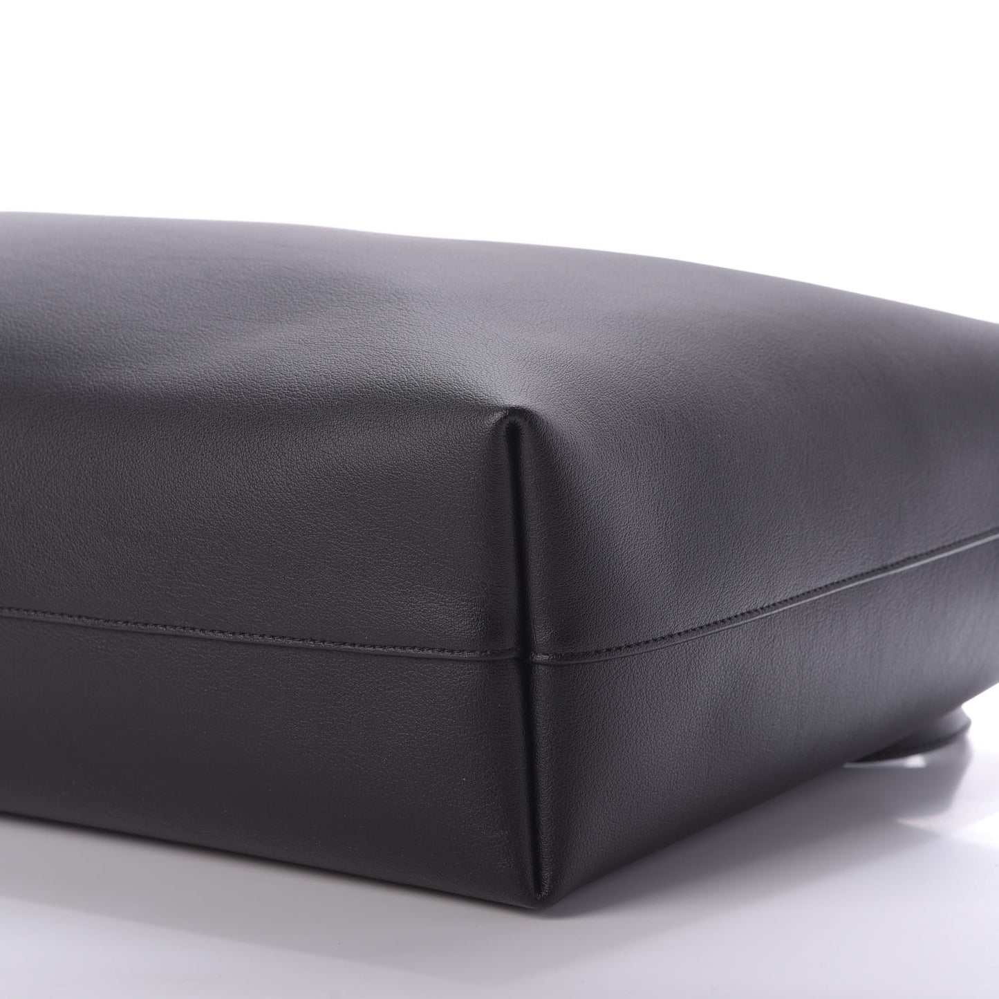 Calfskin Large Shopping Tote Black