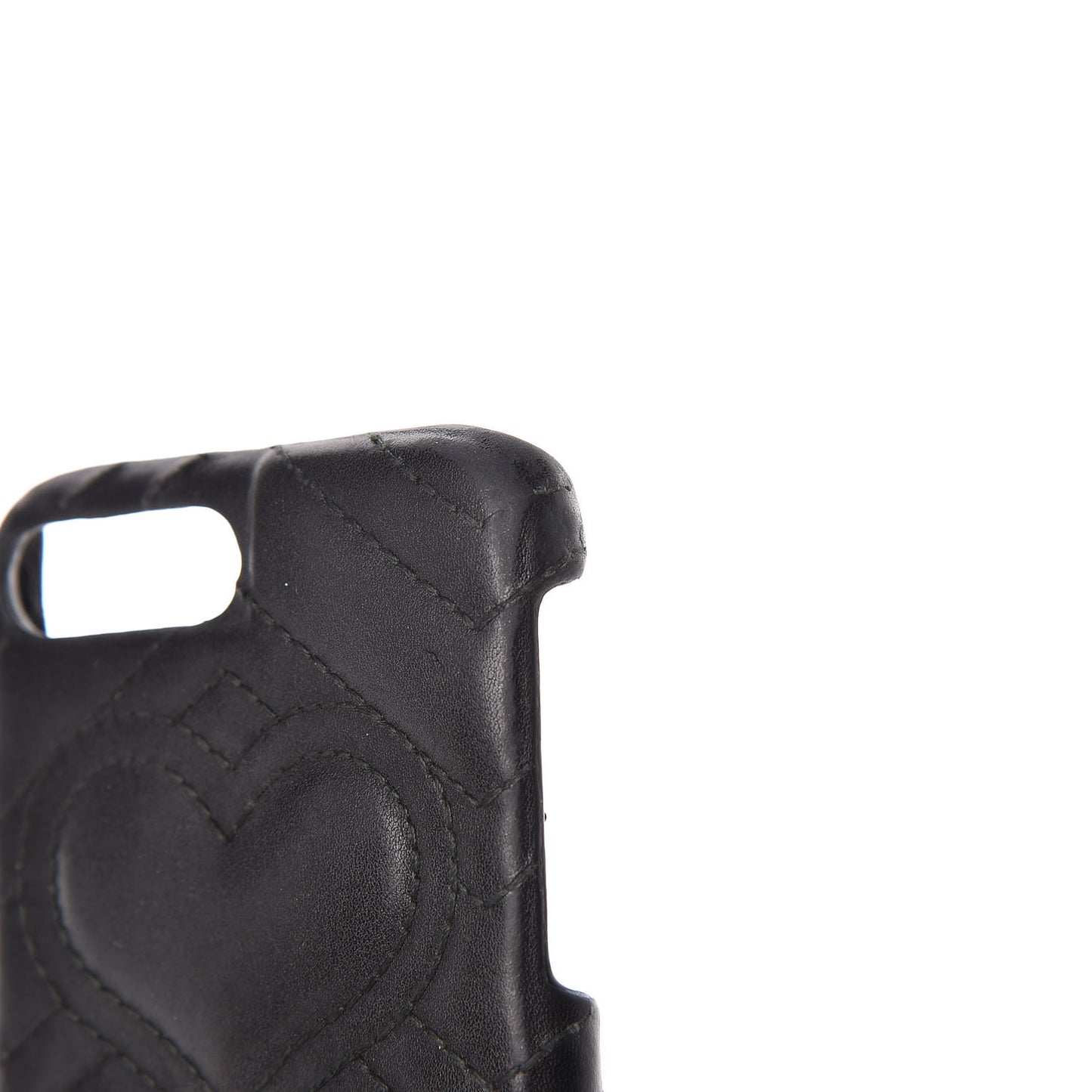 Calfskin Matelasse Marmont iPhone 7 Plus Case Black
