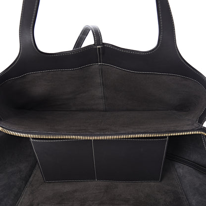 Celine Calfskin Medium Tri-Fold Shoulder Bag Anthracite 7 of 11