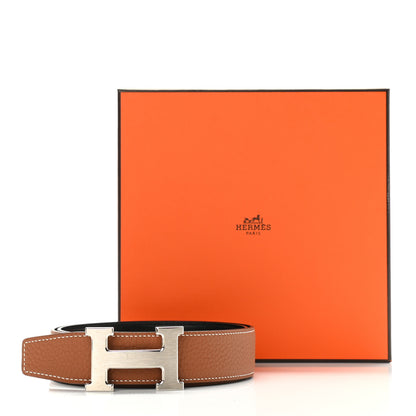 Hermes Swift Togo 32mm H Belt 80 Black Gold 5 of 5