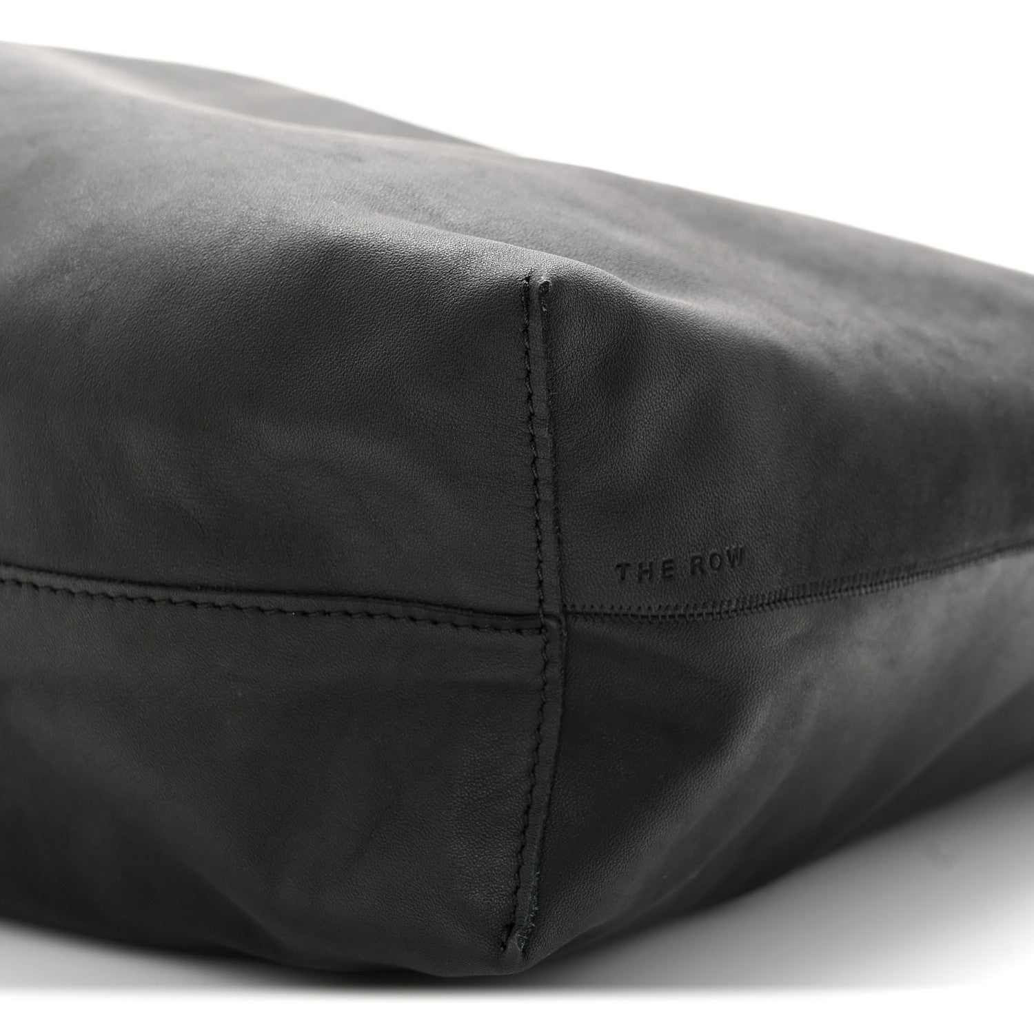 The Row Lambskin Bindle Three Bag Black 10 of 10