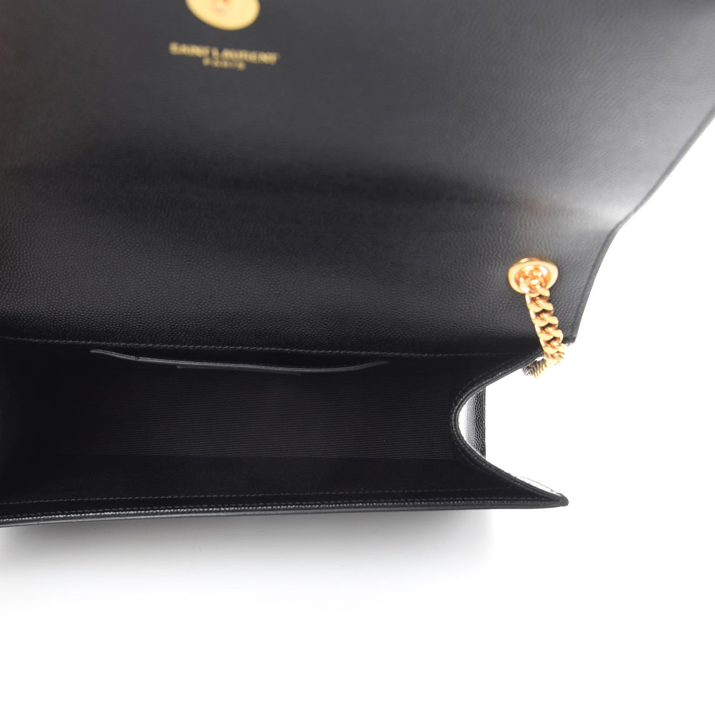 Grain De Poudre Medium Classic Monogram Kate Satchel Black
