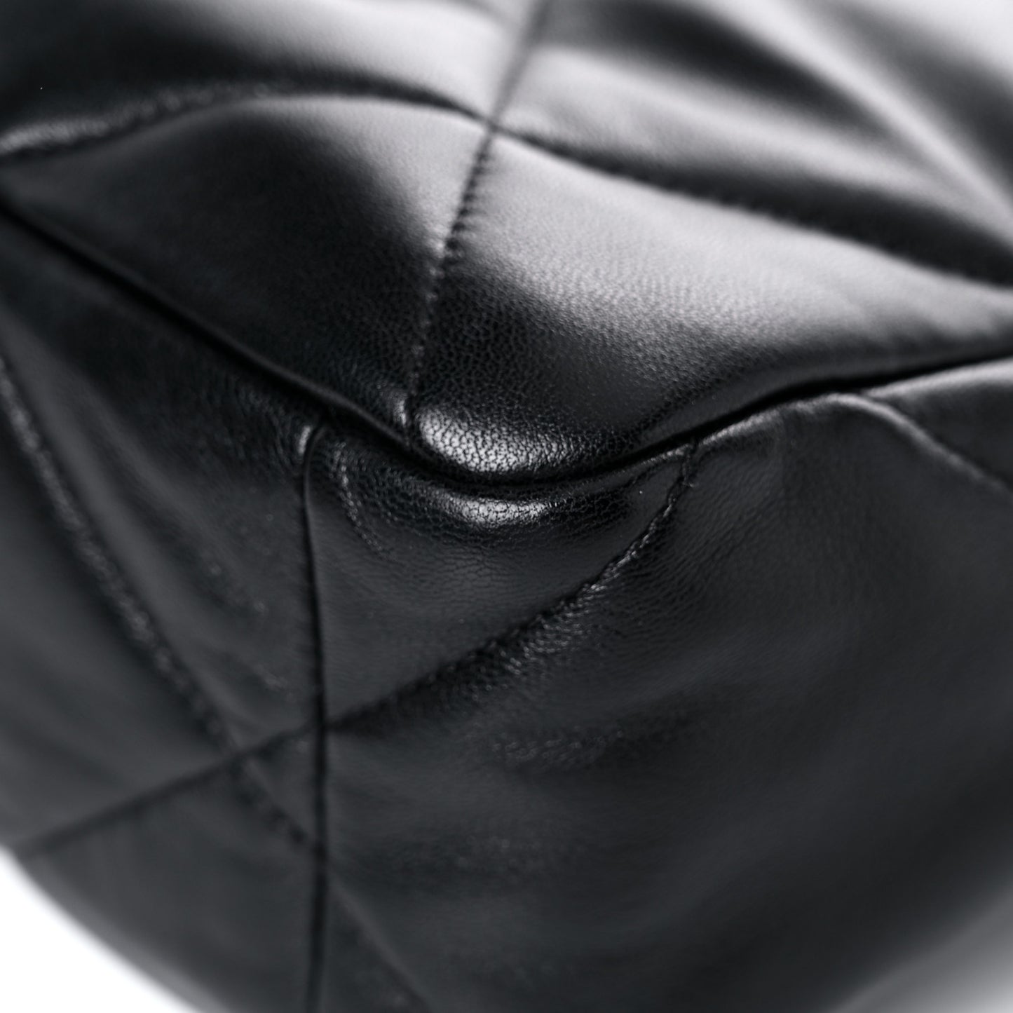 Lambskin Quilted Large Chanel 19 Flap Black