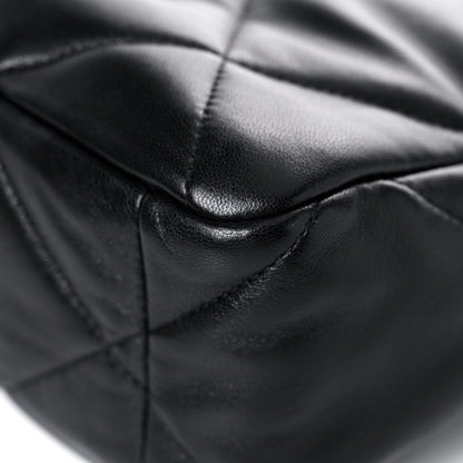 Chanel Lambskin Quilted Large Chanel 19 Flap Black 10 of 14