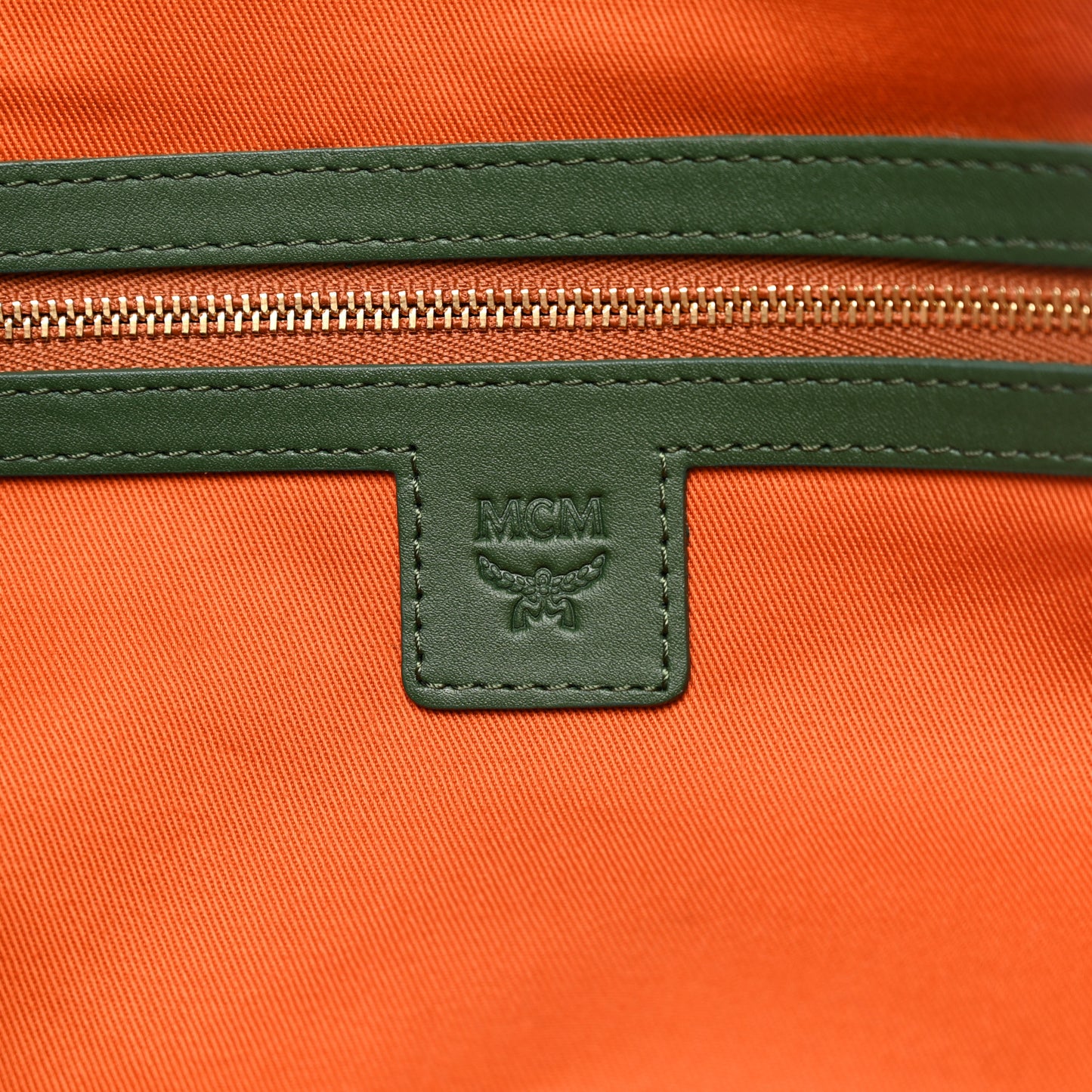 Visetos Medium Traveler Weekender Duffle Bag Cognac Green