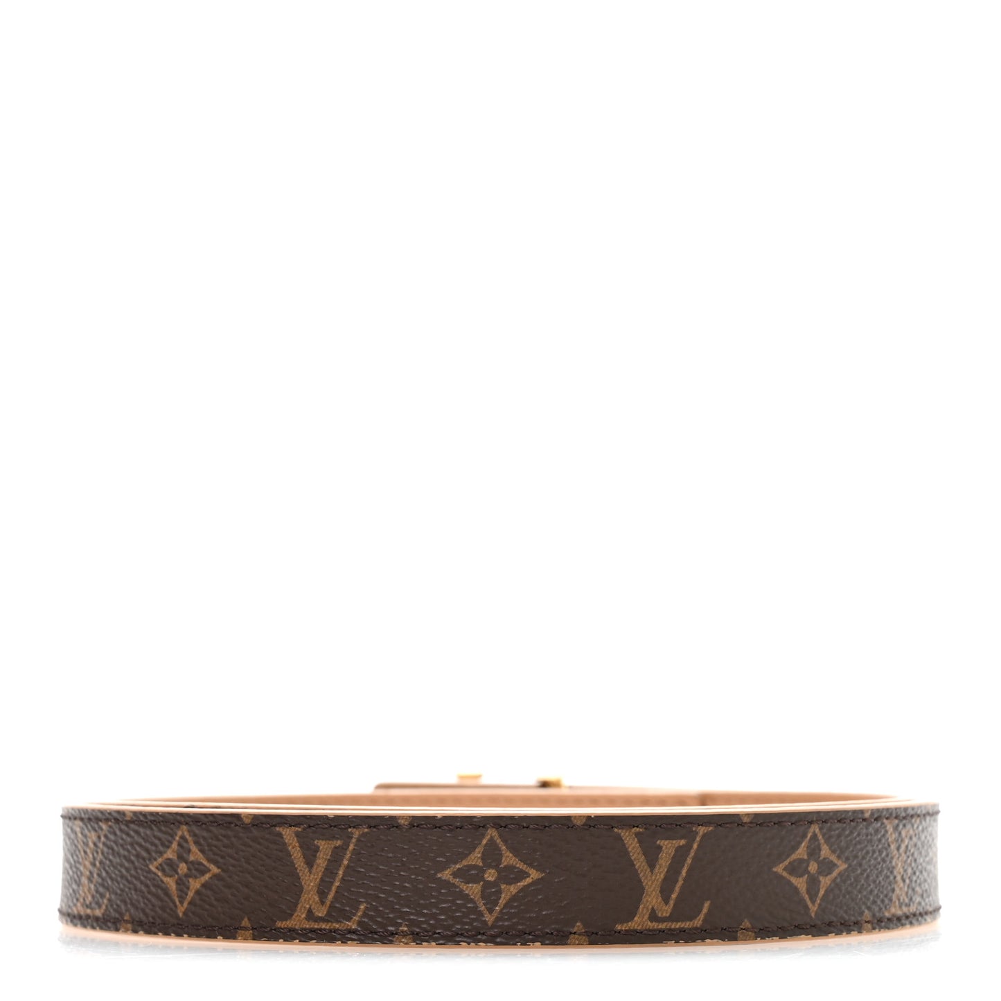 Calfskin Monogram 20mm LV Iconic Reversible Belt 75 30 Arizona Beige