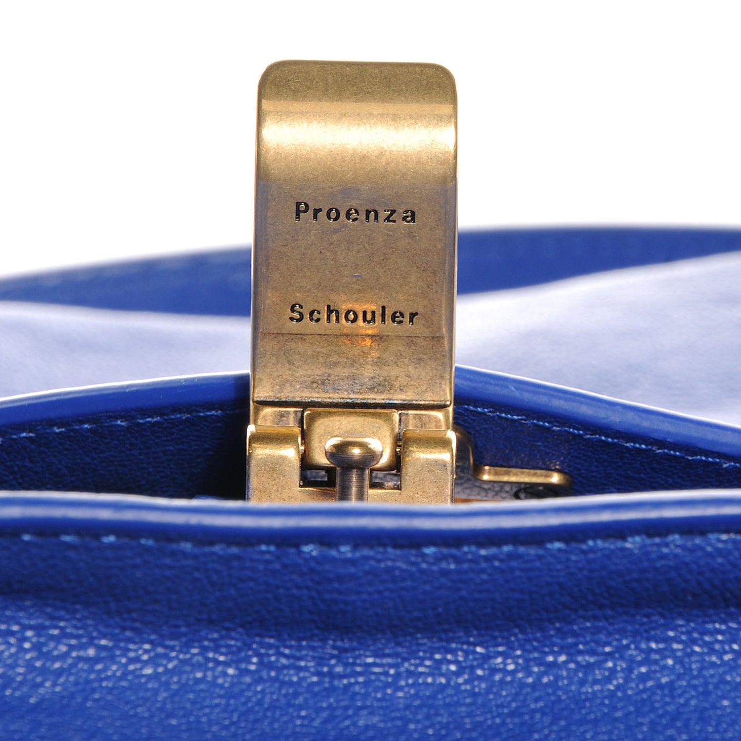 Lambskin PS1 Large Satchel Royal Blue