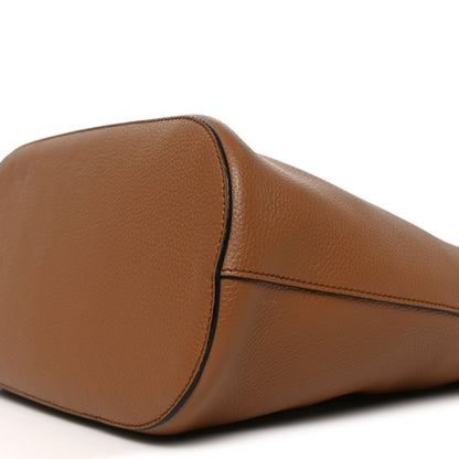 Prada Vitello Phenix Logo Hobo Caramel 9 of 9