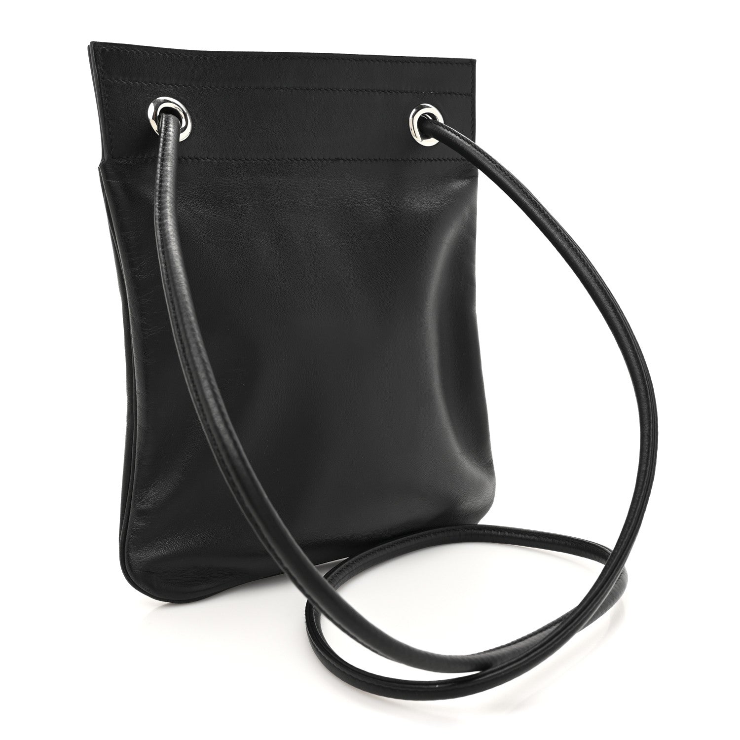 Hermes Milo Lambskin Swift Mini Aline Black 6 of 40