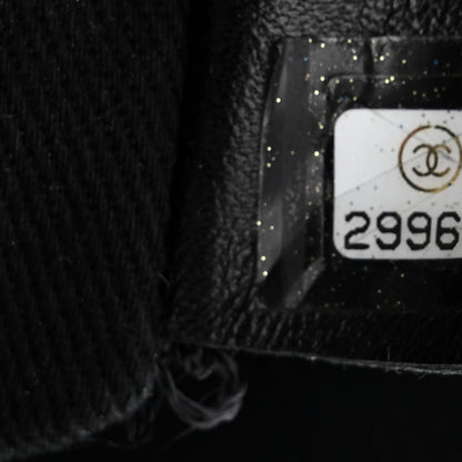 Chanel Canvas Pearl Medium Deauville Tote Black 7 of 10
