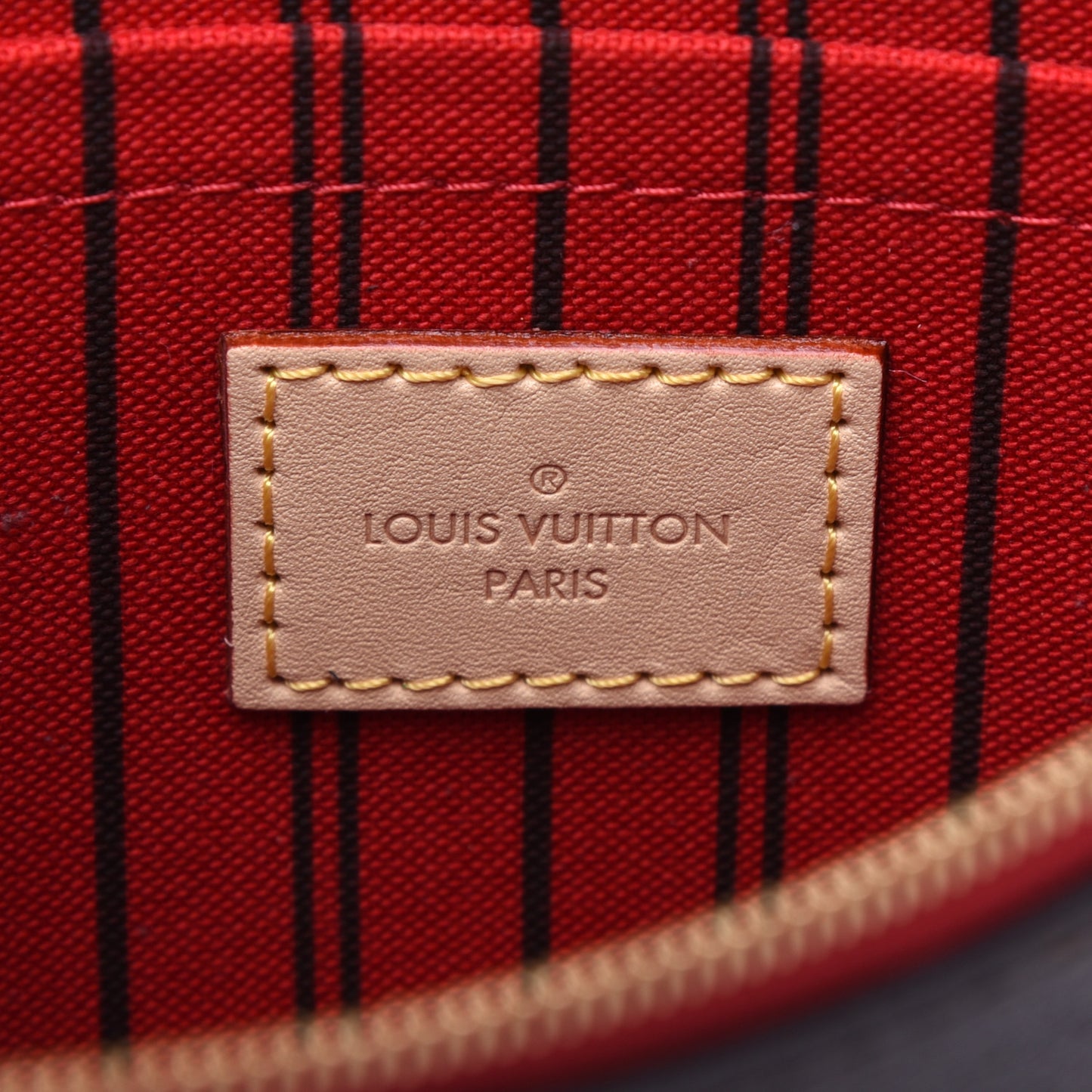Monogram Neverfull MM GM Pochette Cherry