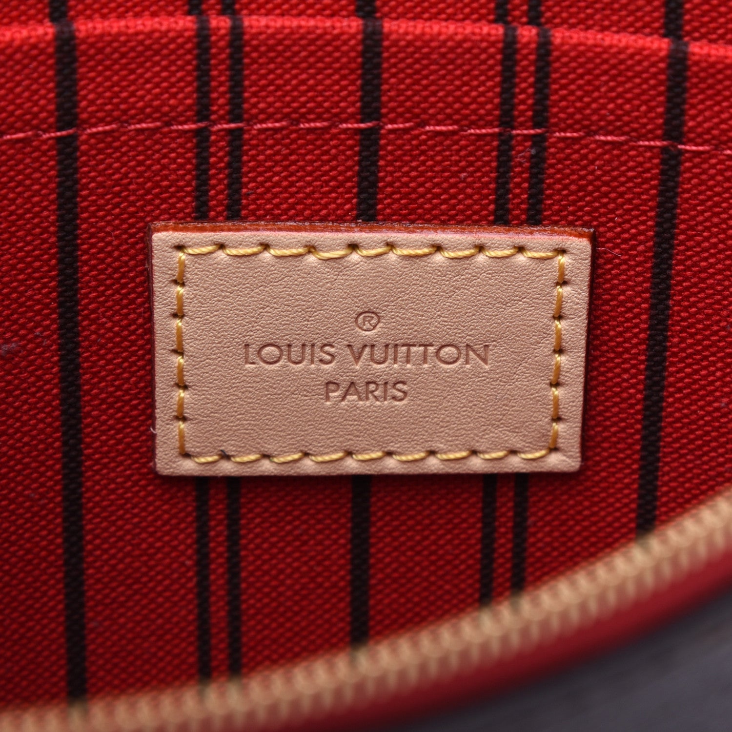Louis Vuitton Monogram Neverfull MM GM Pochette Cherry 8 of 15