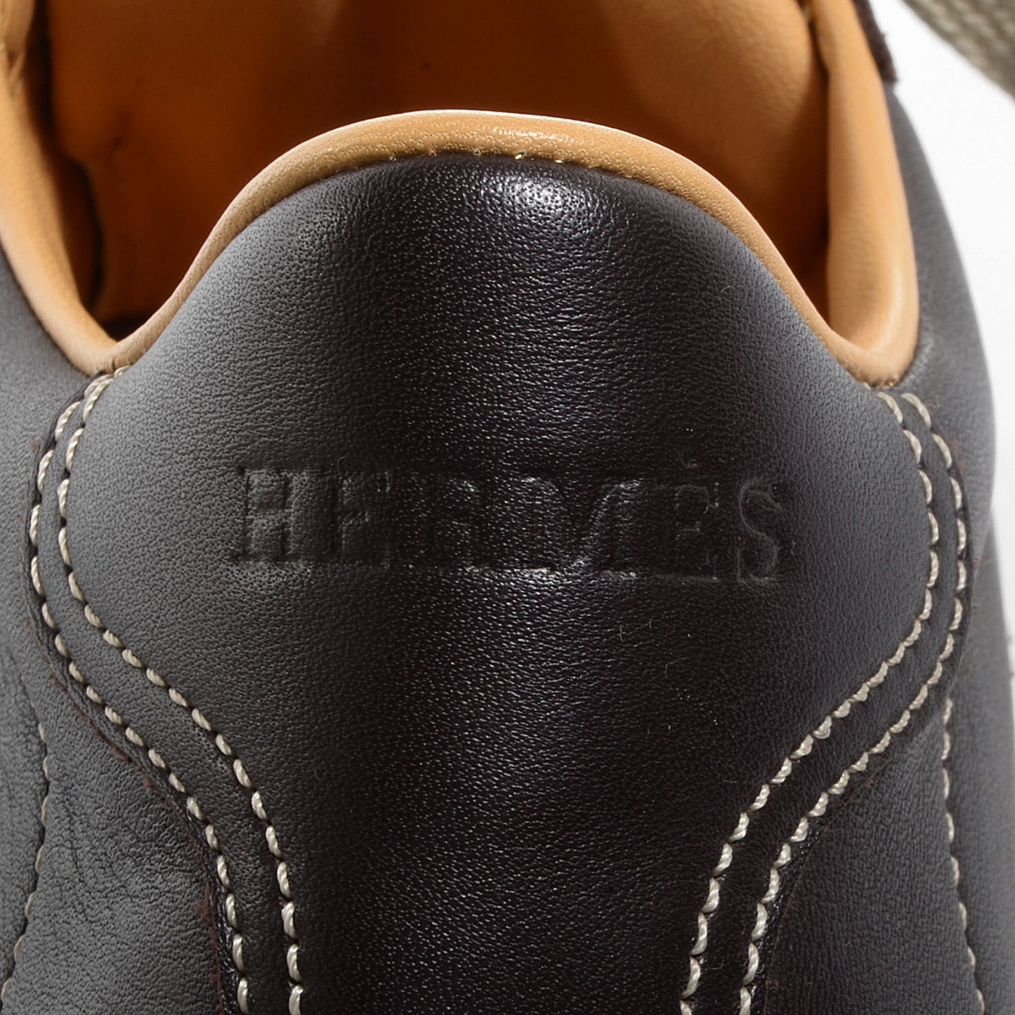 Leather Quick Sneakers 37.5 Brown