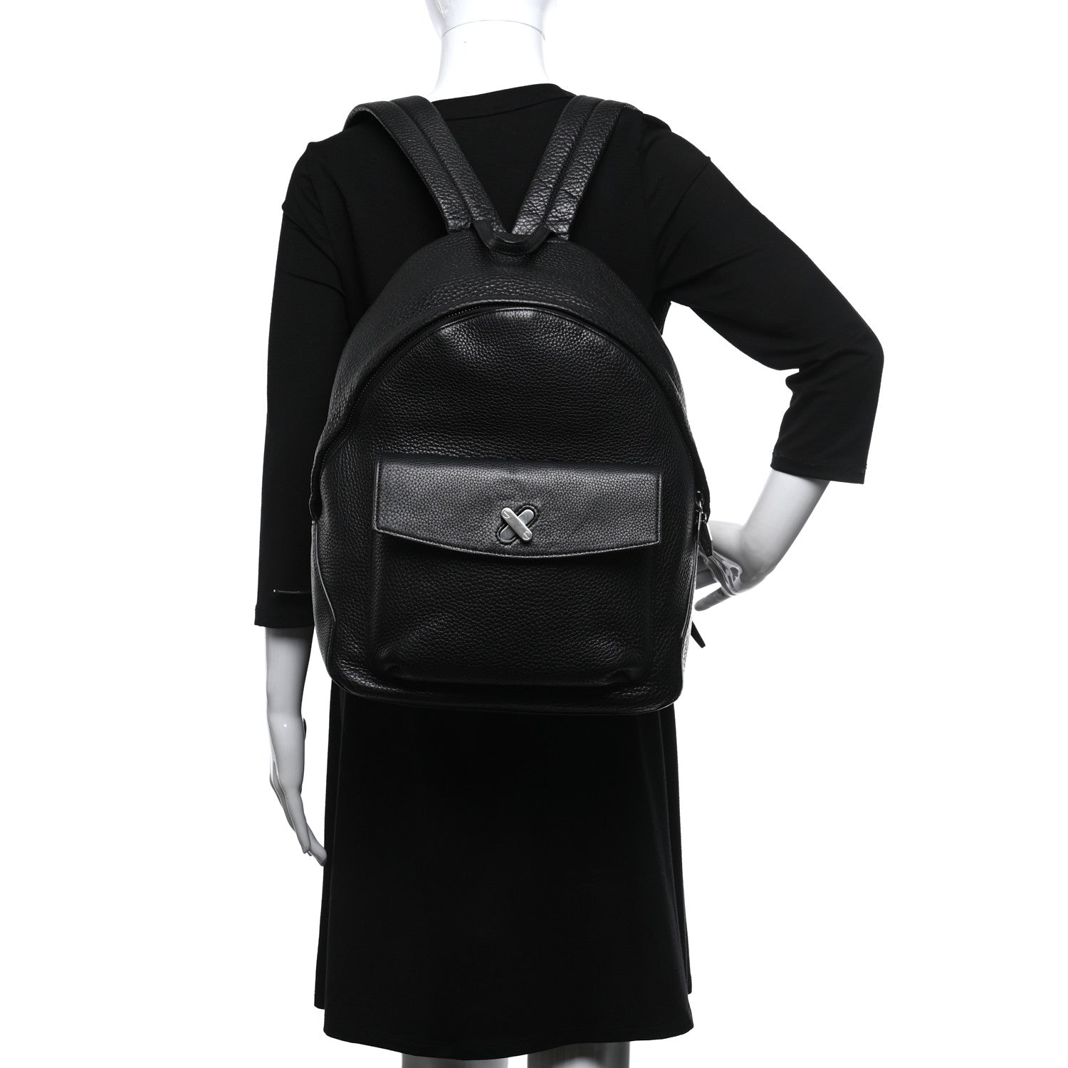 Alexander Wang Grained Calfskin Backpack Black 2 of 10