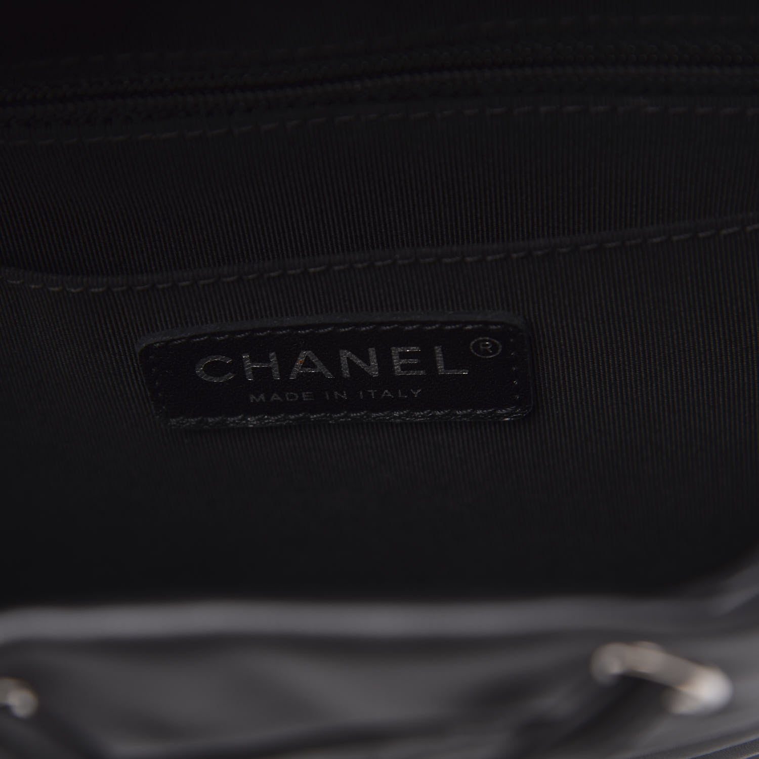 Chanel Calfskin Chevron Quilted Small Urban Spirit Backpack Black 5 of 10