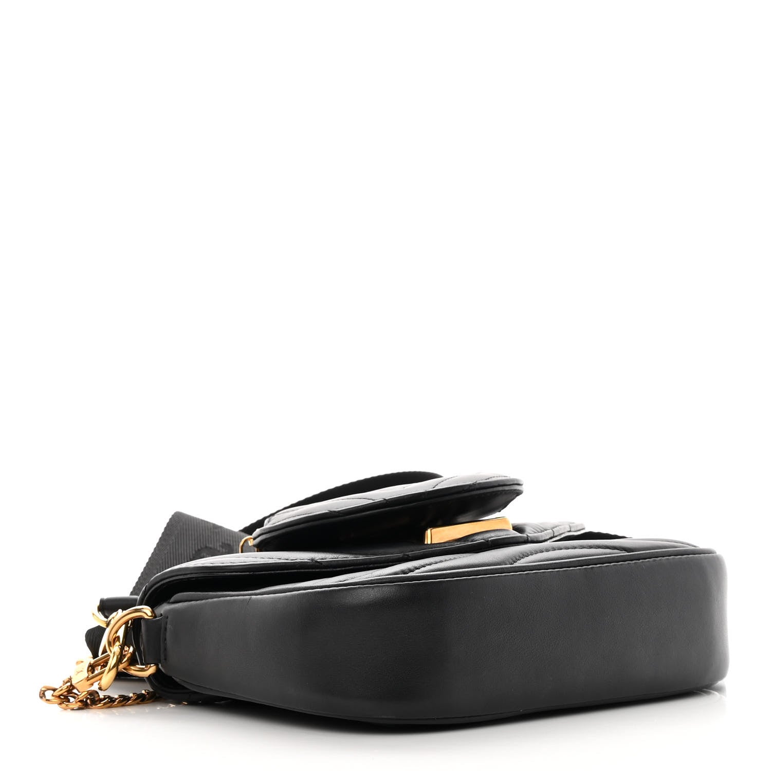 Louis Vuitton Calfskin New Wave Multi Pochette Black 4 of 15