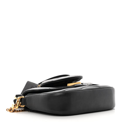 Louis Vuitton Calfskin New Wave Multi Pochette Black 4 of 15