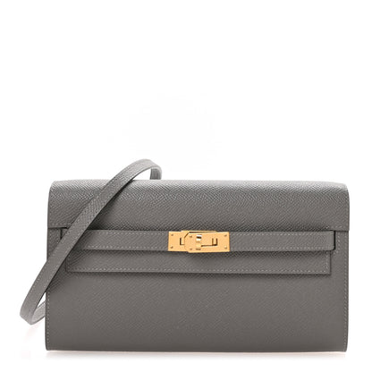 Hermes Epsom Kelly To Go Wallet Gris Meyer 1 of 10