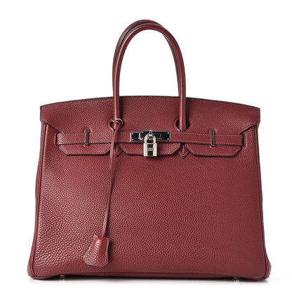 Hermes Togo Birkin 35 Rouge H 1 of 35