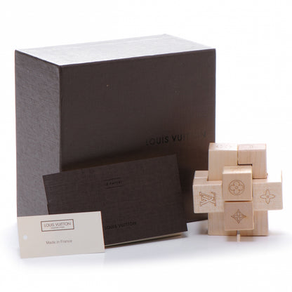 Louis Vuitton Le Pateki Wood Cube Puzzle VIP Gift 4 of 5