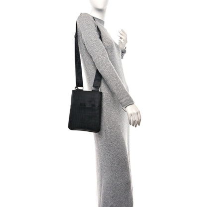 Fendi Zucca Spalmati Messenger Bag Black 2 of 10