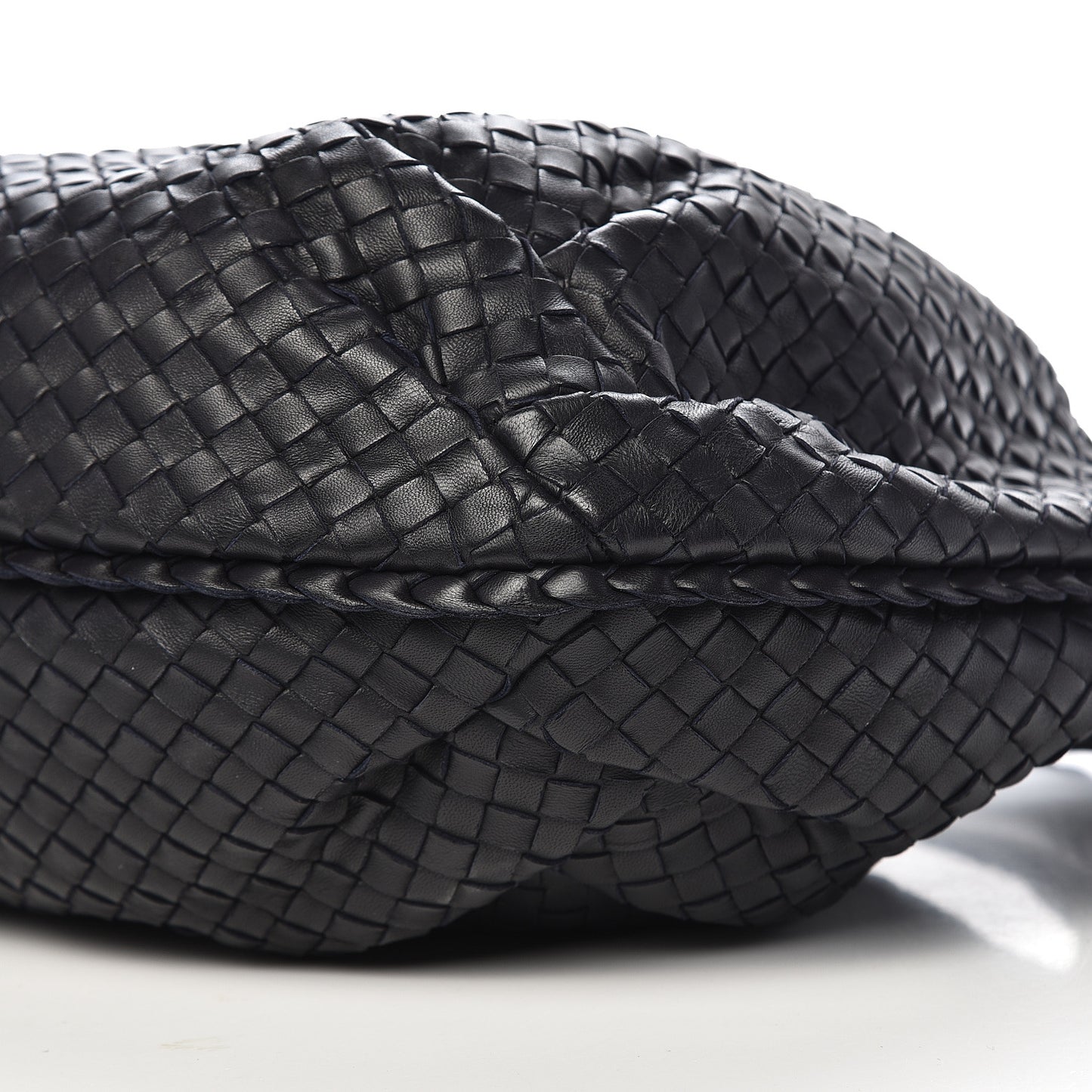 Nappa Intrecciato Large Belly Veneta Hobo Tourmaline