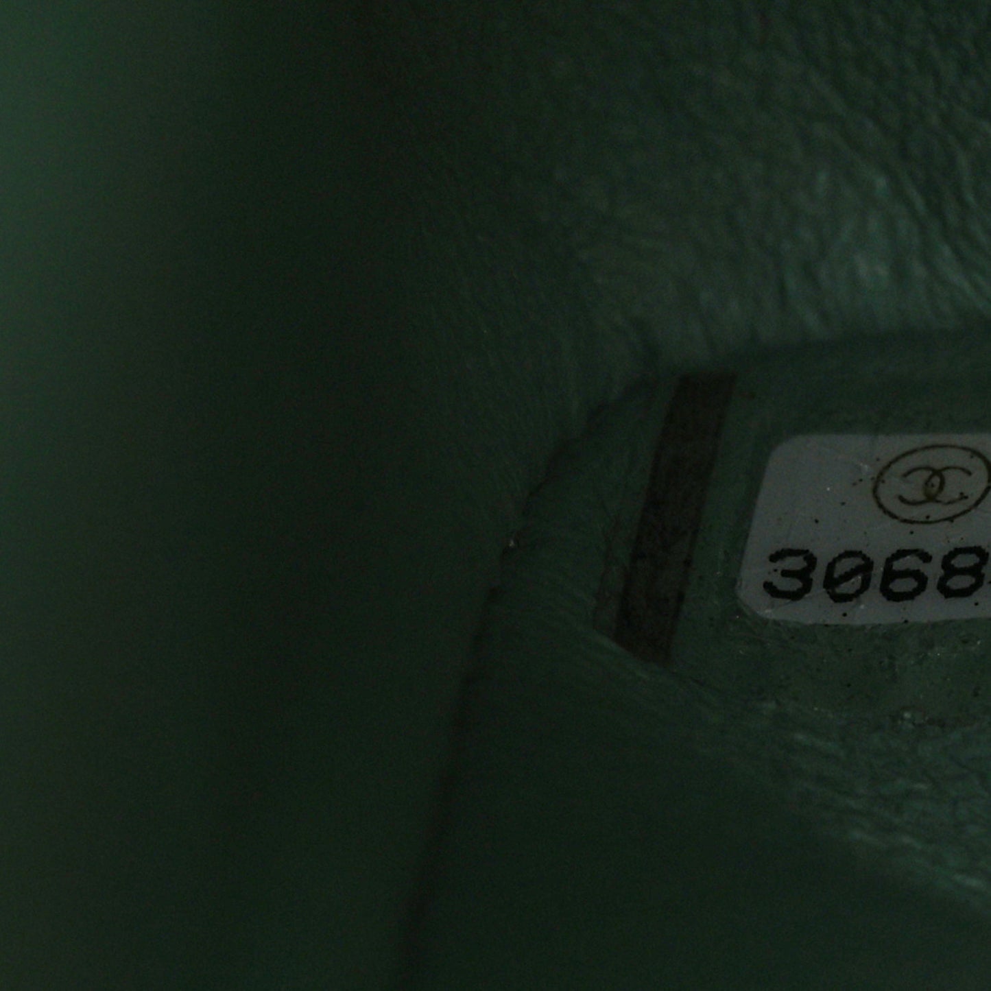 Lambskin Quilted Medium Double Flap Light Green