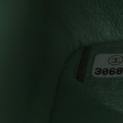 Chanel Lambskin Quilted Medium Double Flap Light Green 7 of 11