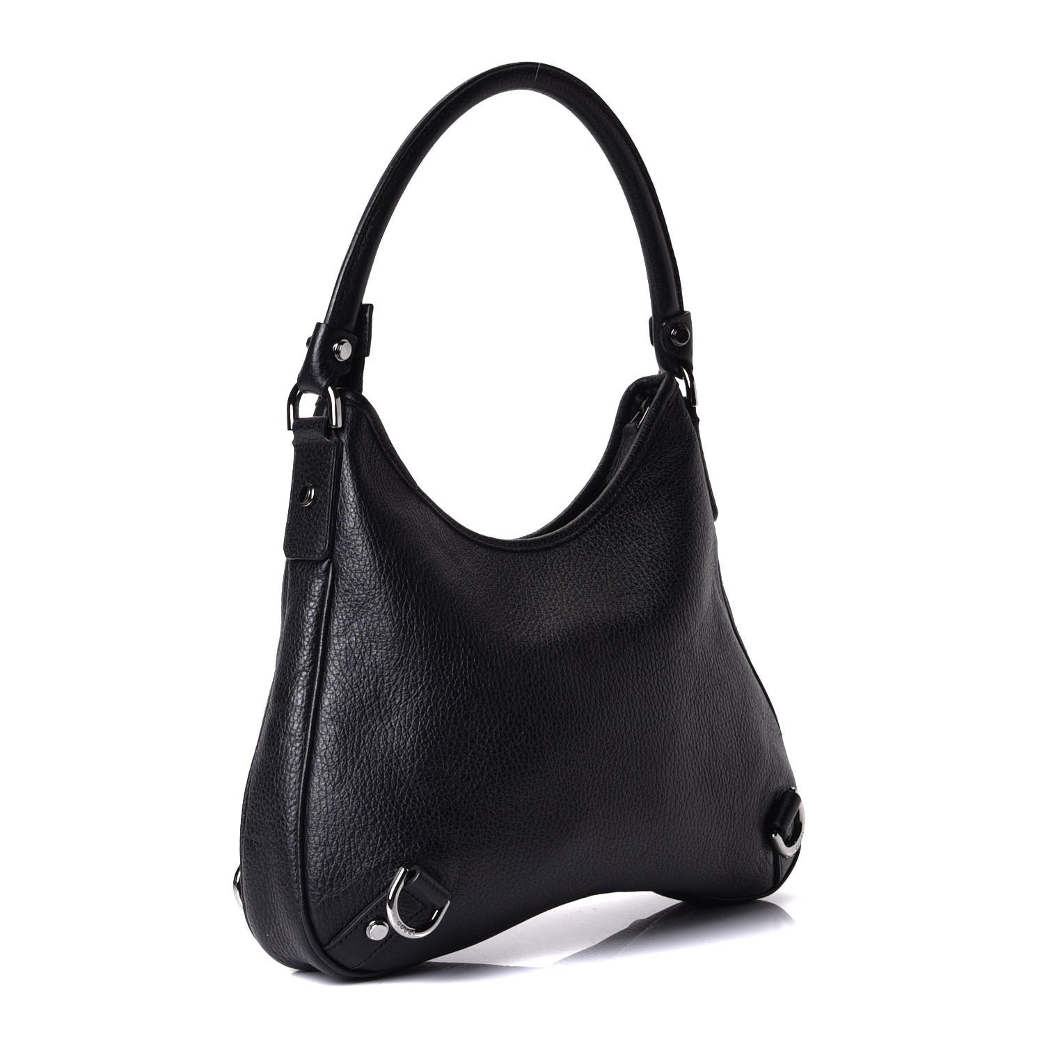 Gucci Calfskin Abbey D Ring Hobo Black 2 of 6