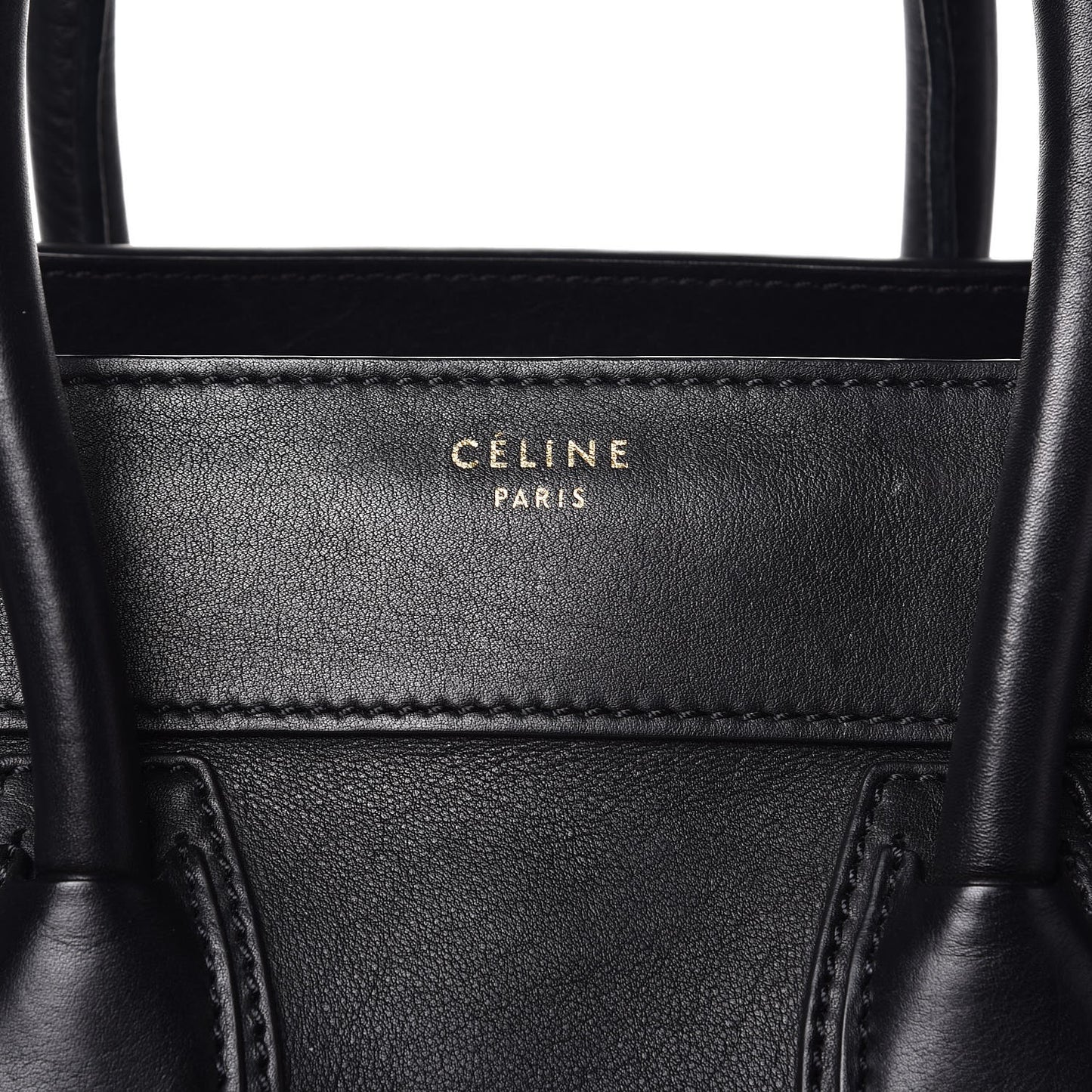 Smooth Calfskin Mini Luggage Black