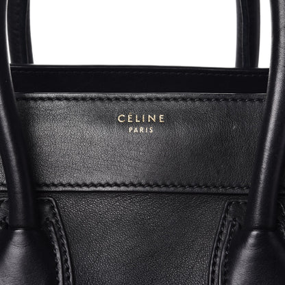 Celine Smooth Calfskin Mini Luggage Black 6 of 14