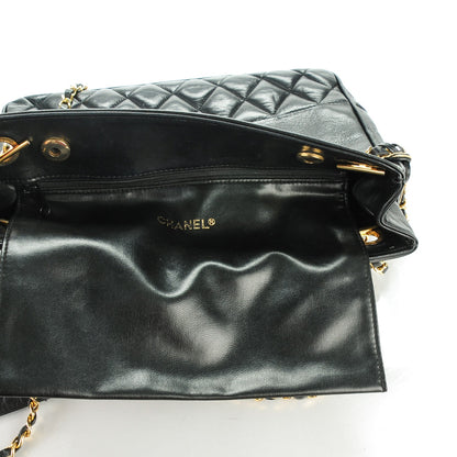 Chanel Lambskin Quilted Shoulder Bag Black 7 of 12