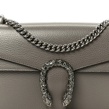 Gucci Pebbled Calfskin Small Dionysus Shoulder Bag Dusty Grey 10 of 12
