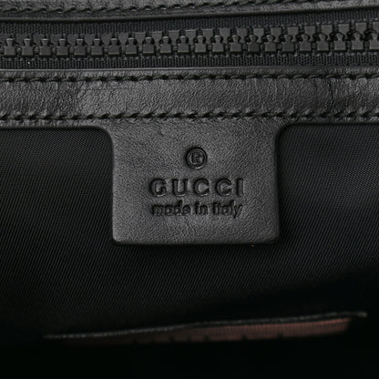 Gucci Techno Canvas GucciGhost Double Buckle Backpack Black New Acquamarine 6 of 10