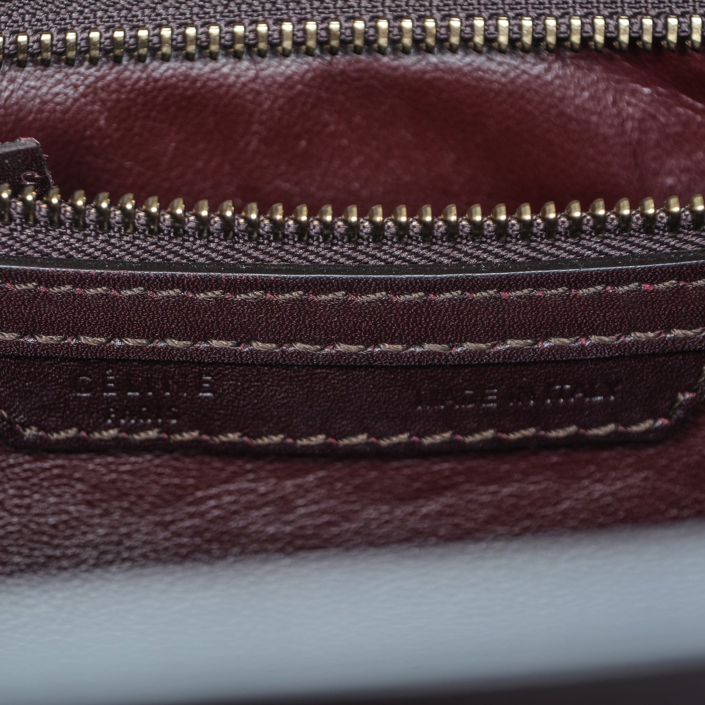 Python Smooth Calfskin Mini Bi-Color Luggage Natural