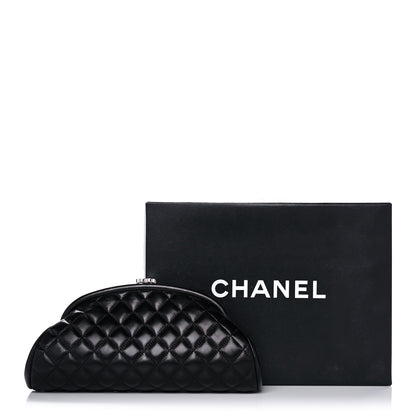 Chanel Lambskin Quilted Timeless Clutch Black 12 of 12