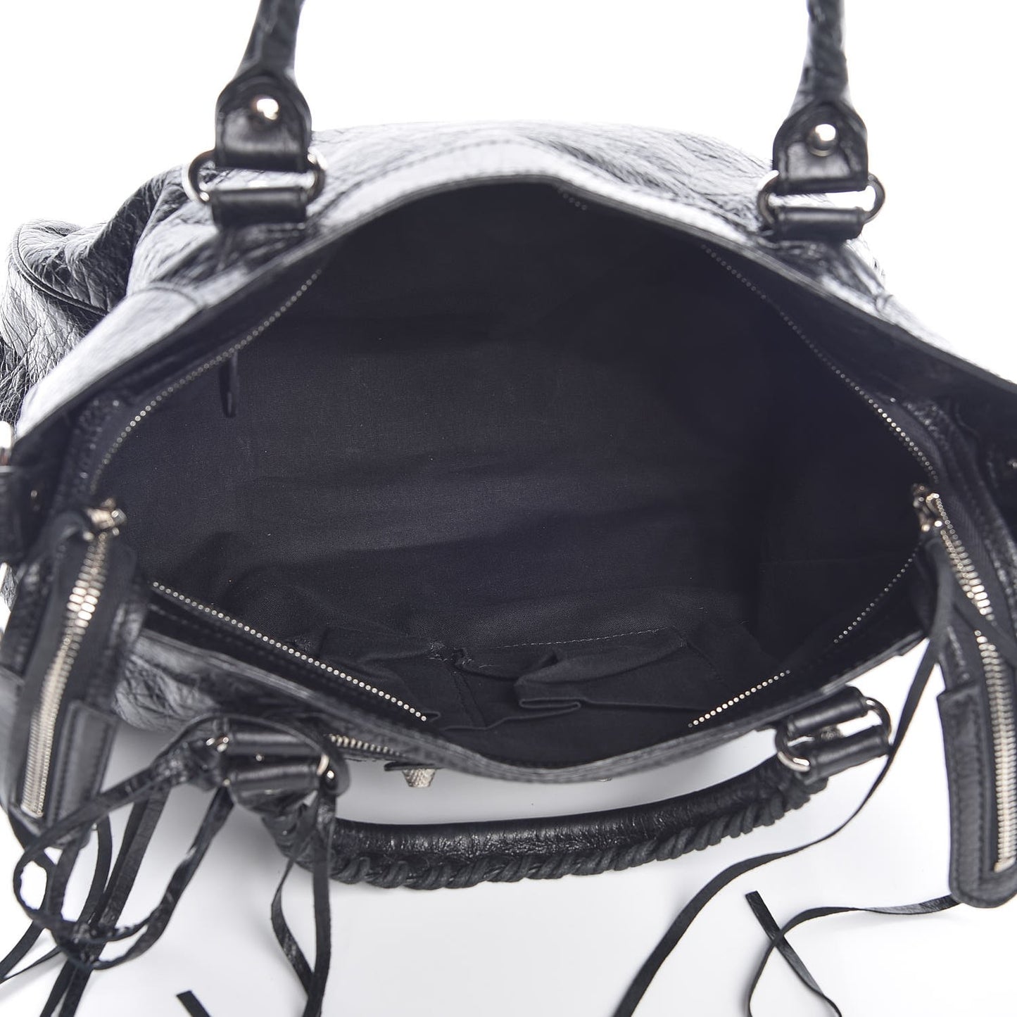 Agneau Giant 12 Silver Hardware Velo Black