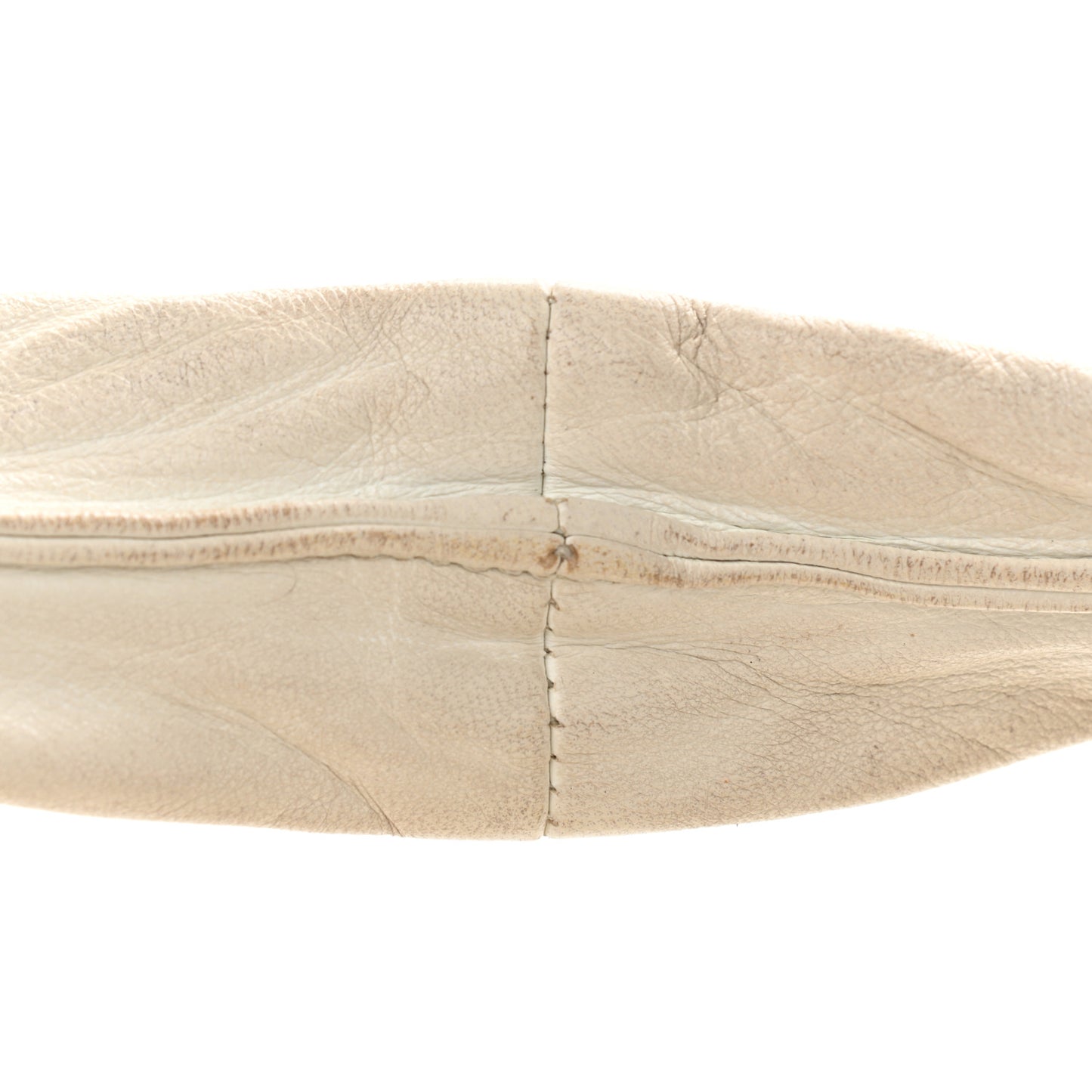 Nappa Intrecciato Medium Veneta Chain Hobo White