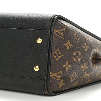 Louis Vuitton Calfskin Monogram Kimono Tote Black 9 of 11