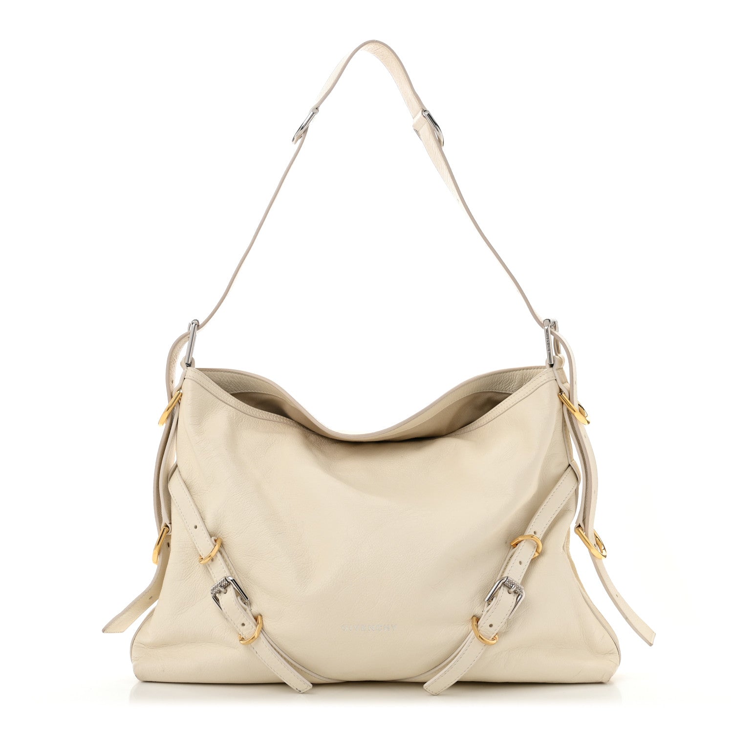 Givenchy Calfskin Medium Voyou Bag Natural Beige 1 of 11