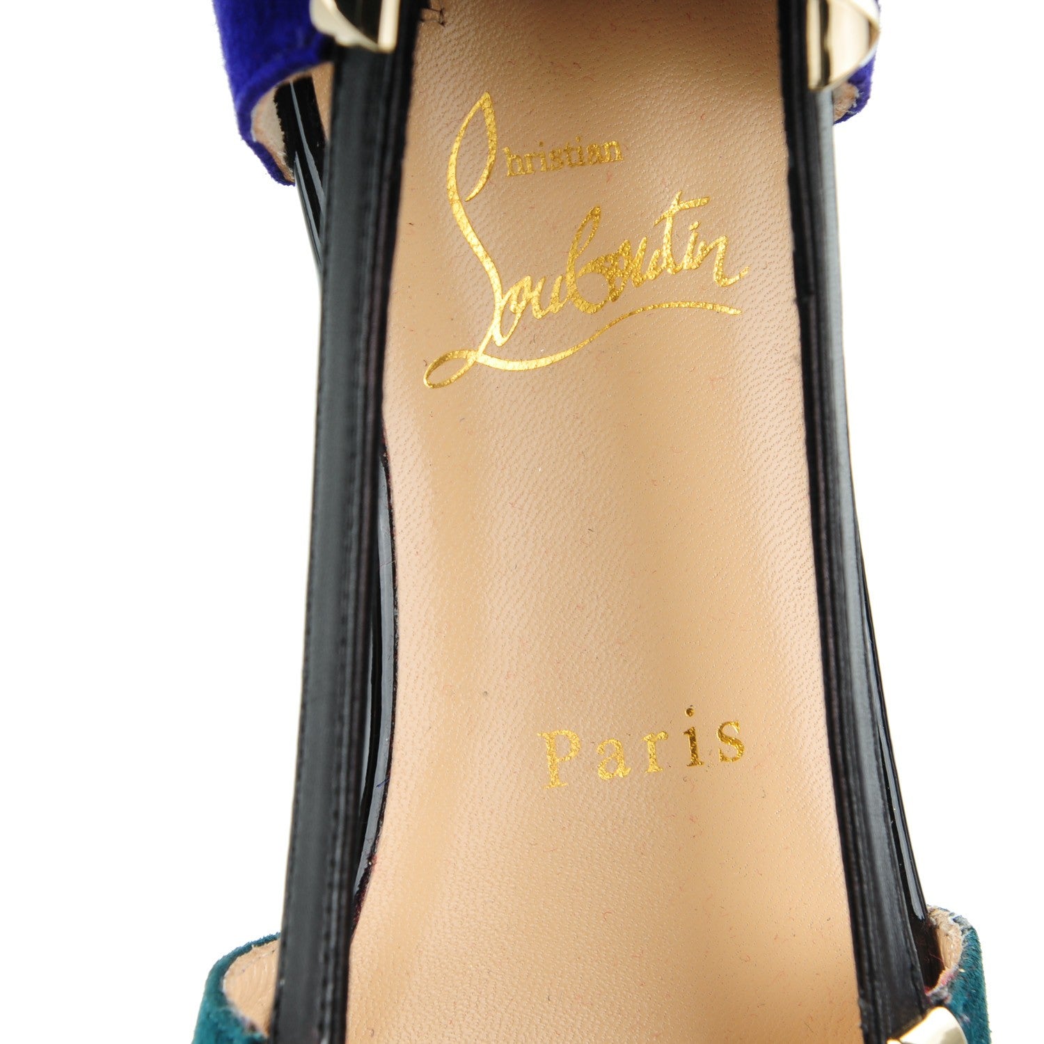 Christian Louboutin Veau Velours Nappa Tudor Young Flats 38 Version Multi 7 of 8