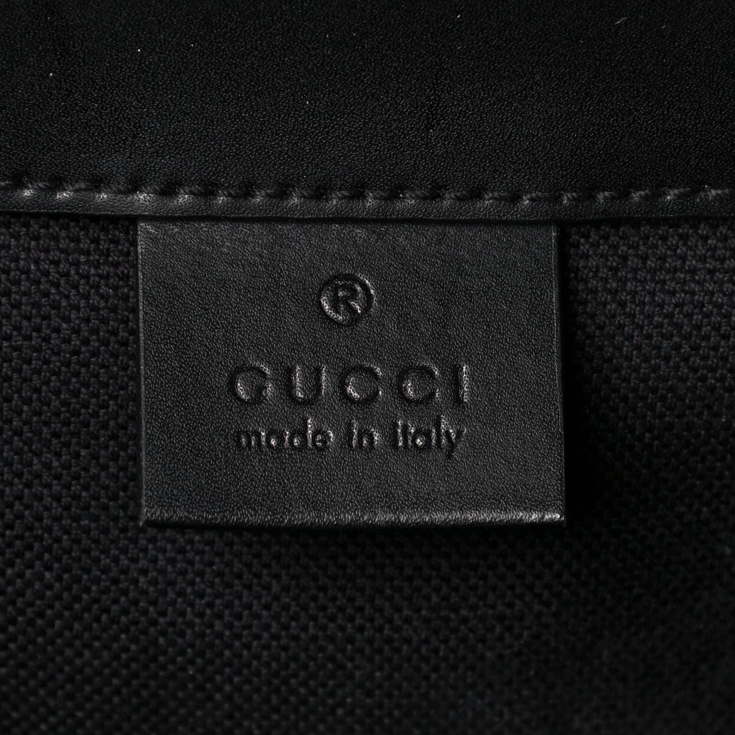 Gucci Soft GG Supreme Monogram Appia Calfskin Web Double Buckle Backpack Black 6 of 14