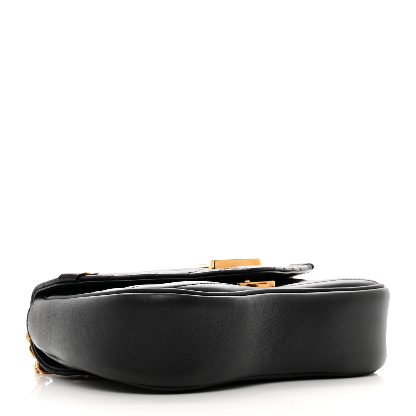 Calfskin New Wave Chain PM Black