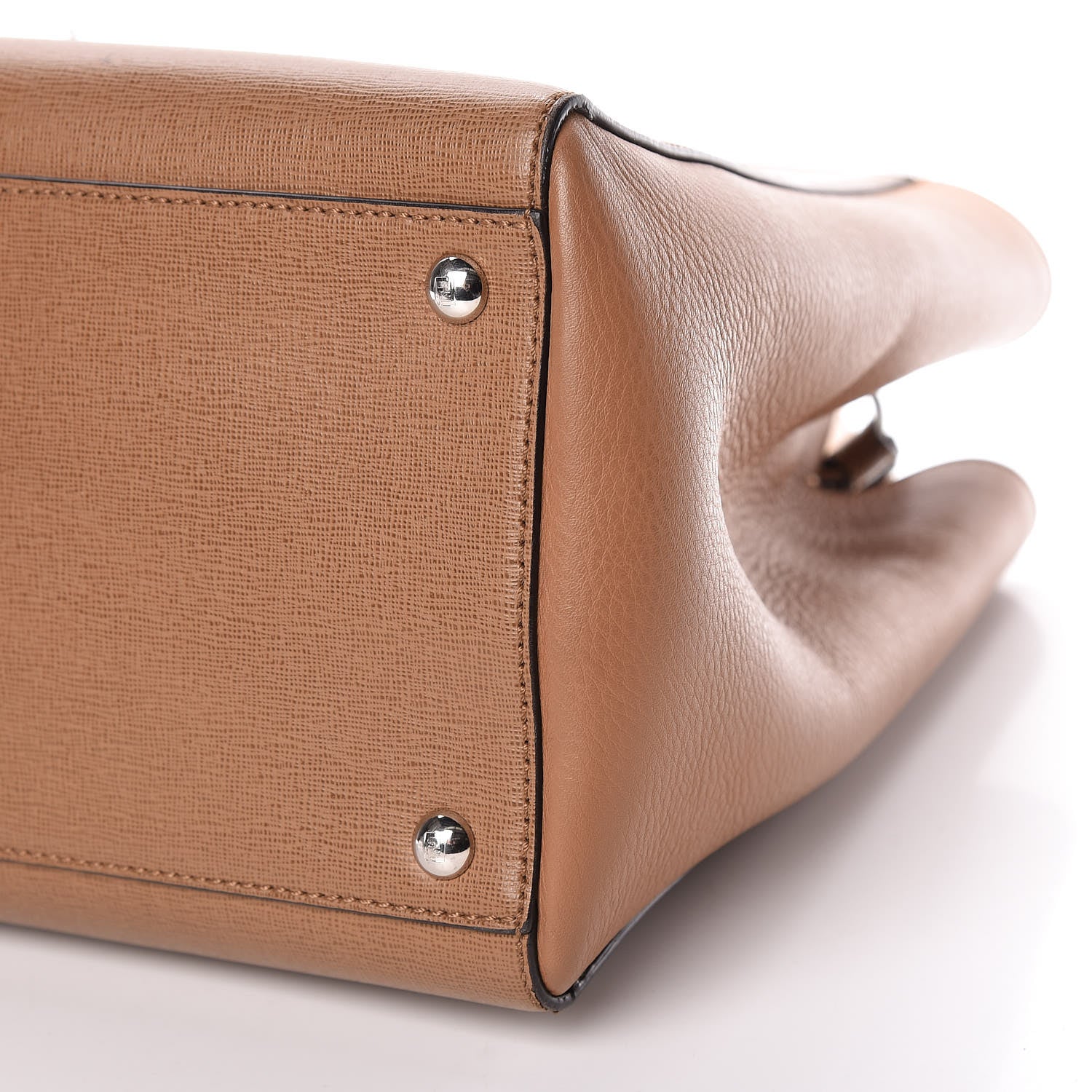 Fendi Vitello Elite Regular 2Jours Tote Orzo 11 of 11