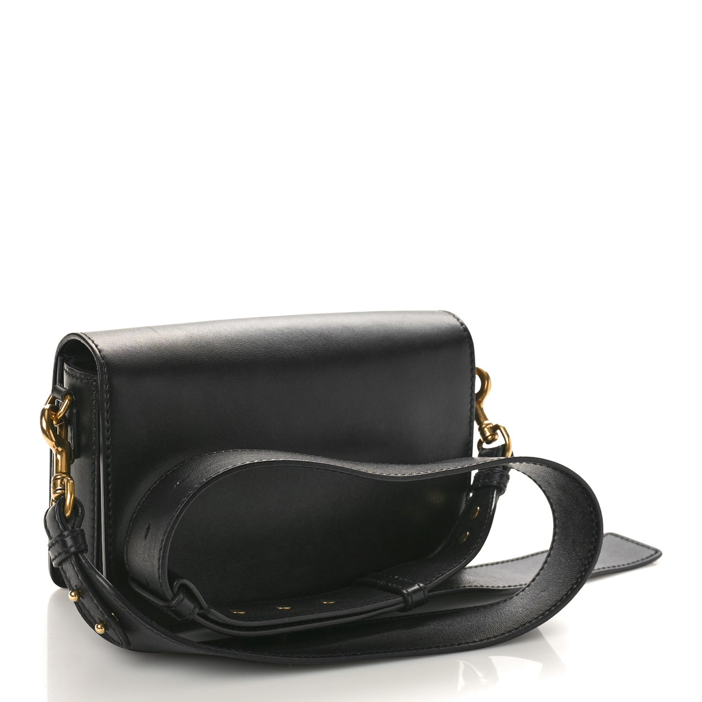 CHRISTIAN DIOR Smooth Calfskin Dio(r)evolution Flap Bag Black