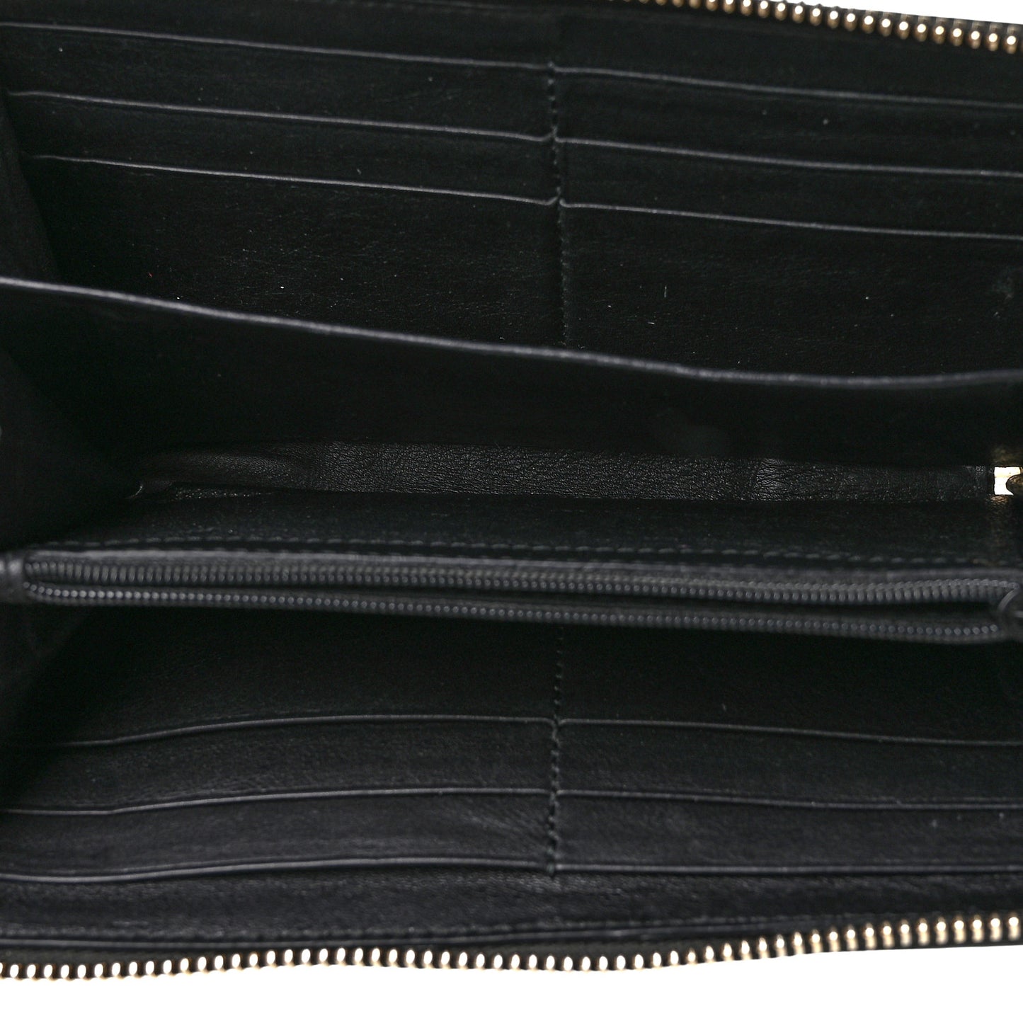 Guccissima Sukey Zip Around Wallet Black