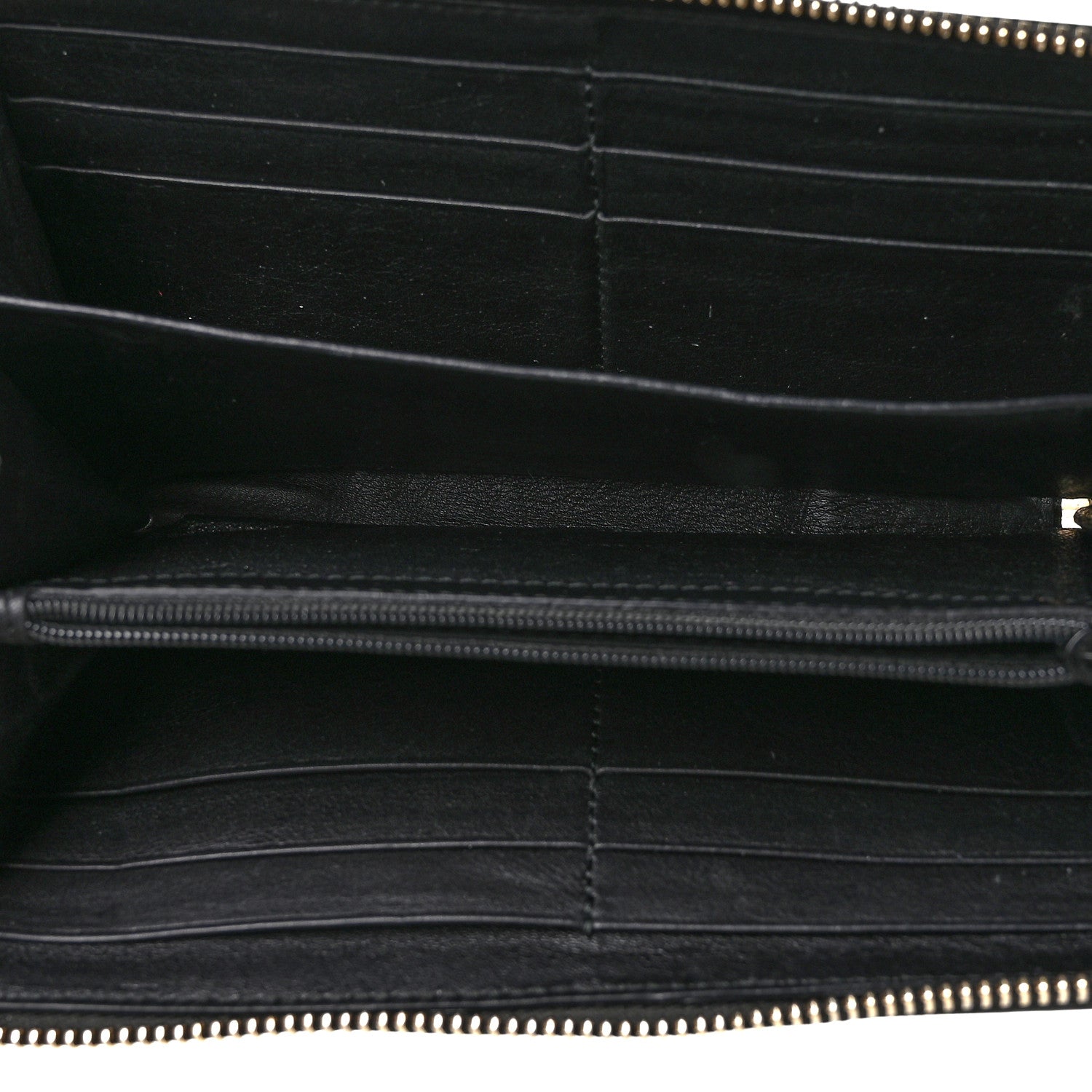 Gucci Guccissima Sukey Zip Around Wallet Black 5 of 8