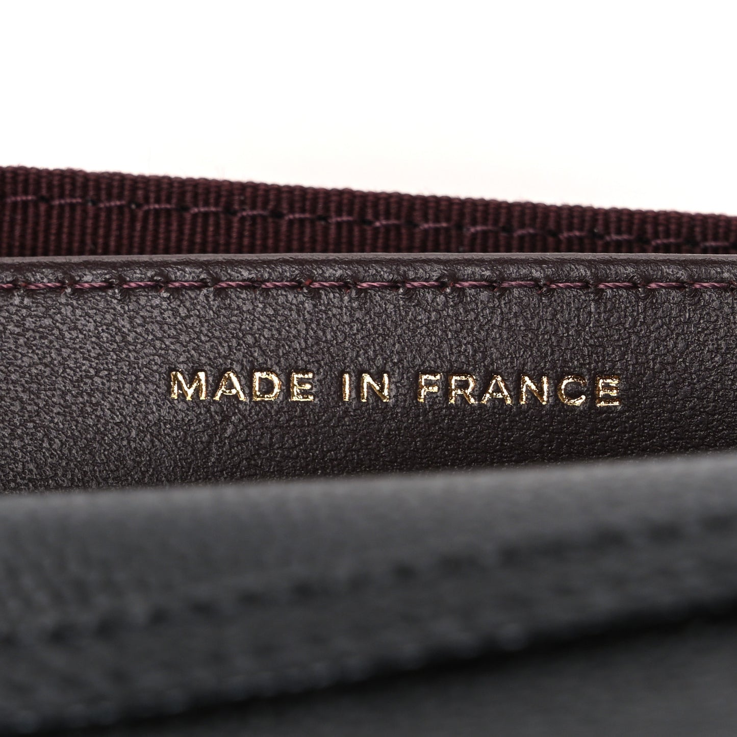 Caviar Quilted Flap Card Holder On Chain Black