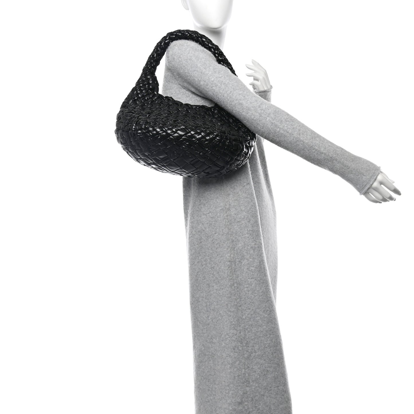 Calfskin Foulard Intreccio Discovery Athene Black