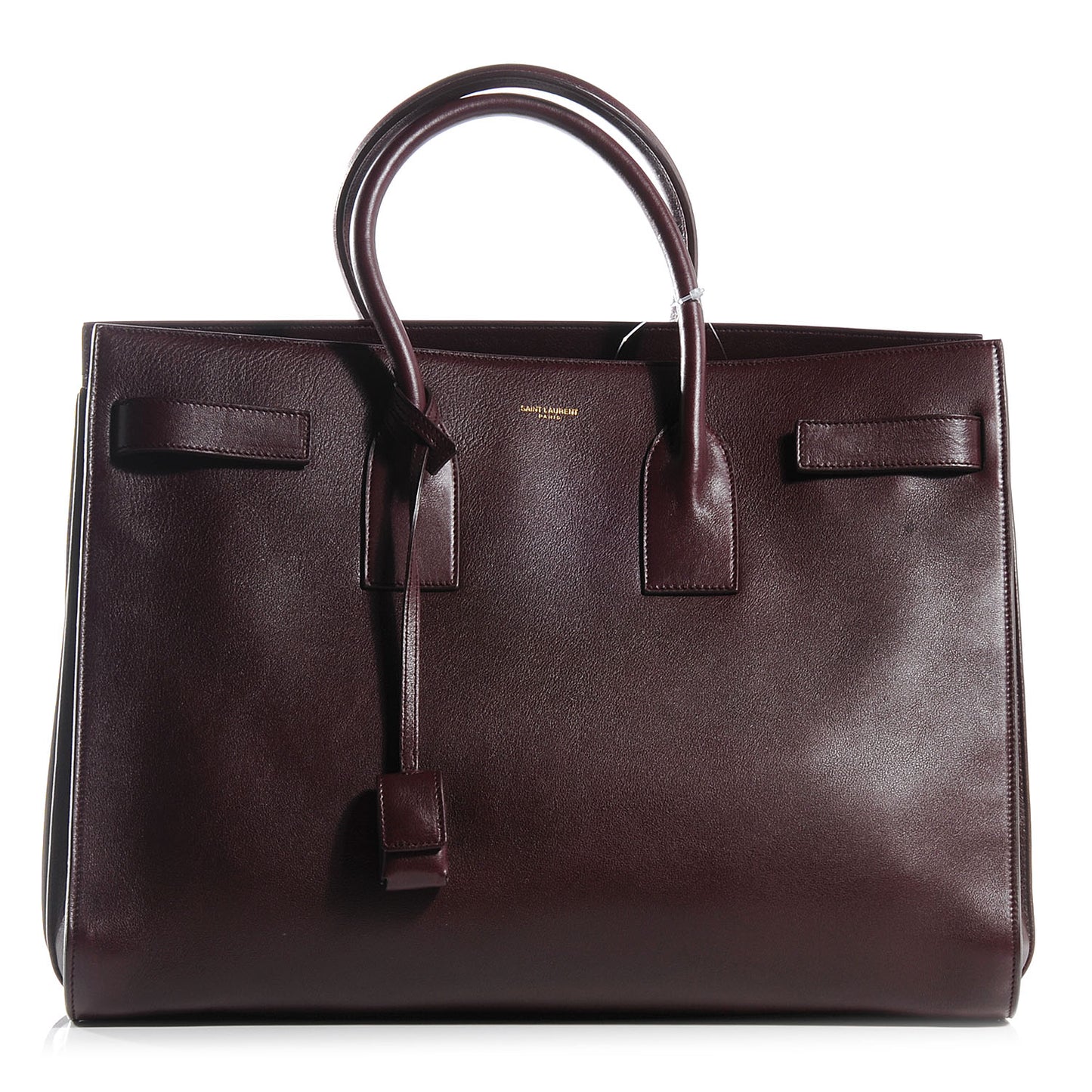 Leather Large Sac de Jour Carryall Amarena